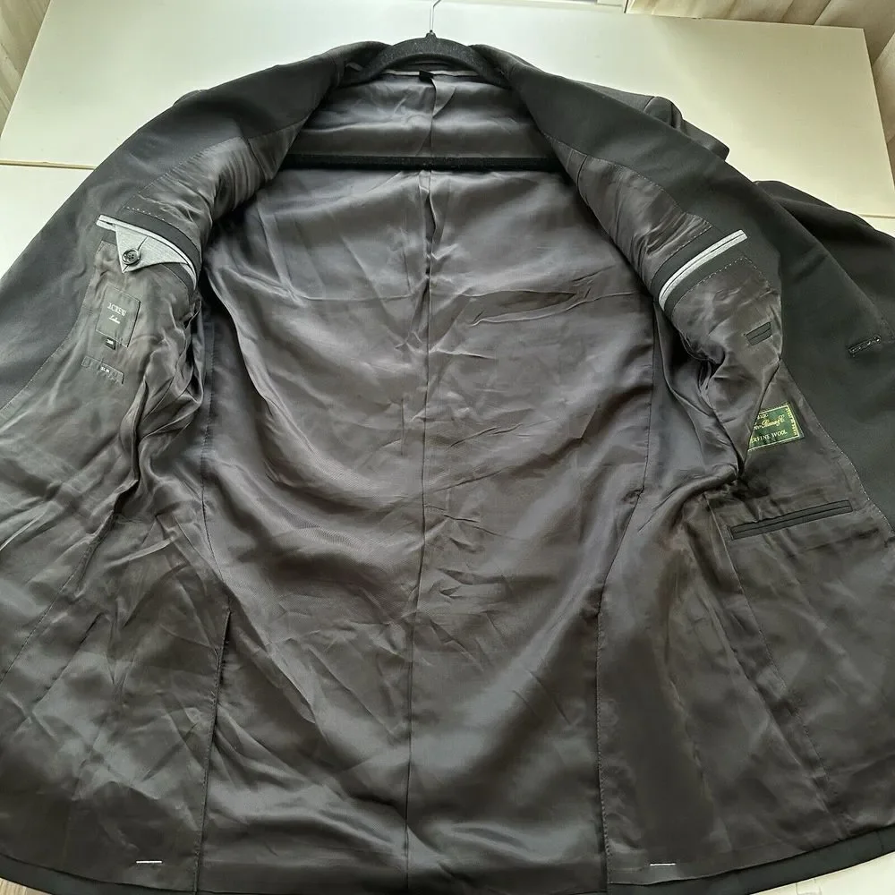 New 2022 J Crew Ludlow Slim-fit Suit Jacket‎ Loro Piana Fine wool 36R $450 28130